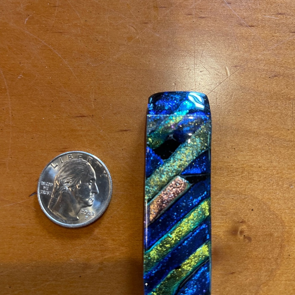 Dichroic Fused Bead Pendant.